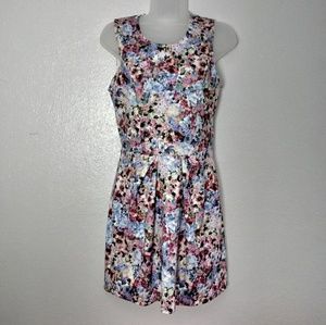 LFT Springtime Floral SleevelessMini Dress